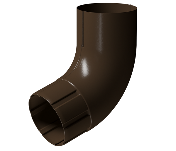 Колено 72° D90 Döcke STAL PREMIUM Каштан, (RAL 8017) купить в Астрахани