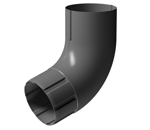 Колено 72° D90 Döcke STAL PREMIUM Графит, (RAL 7024) купить в Астрахани