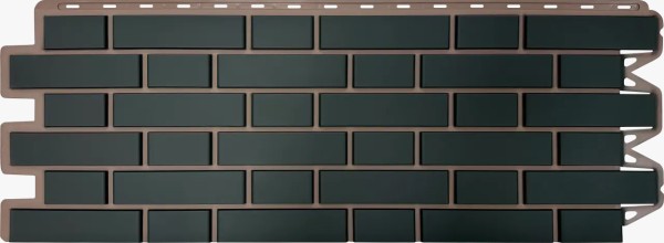 Фасадная панель Альта-Профиль, Кирпич Клинкерный, Графит купить в Астрахани