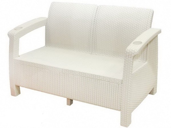 Двухместный диван Yalta Sofa Seаt белый купить в Астрахани