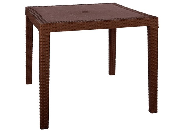 Стол квадратный FIJI Quatro Table Коричневый купить в Астрахани