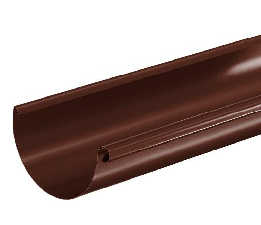 Водосток Aquasistem, система 150/100 - Водосточный желоб 3.00м RAL 8017 Коричневый купить в Астрахани