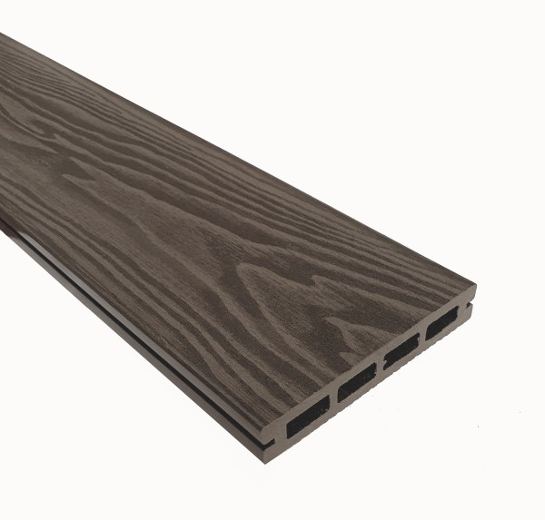 Террасная доска из ДПК Terrapol Смарт 3D Пустотелая с пазом Тик Киото купить в Астрахани