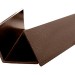Уголок ДПК для сайдинга 70x70x3000мм Коричневый купить в Астрахани