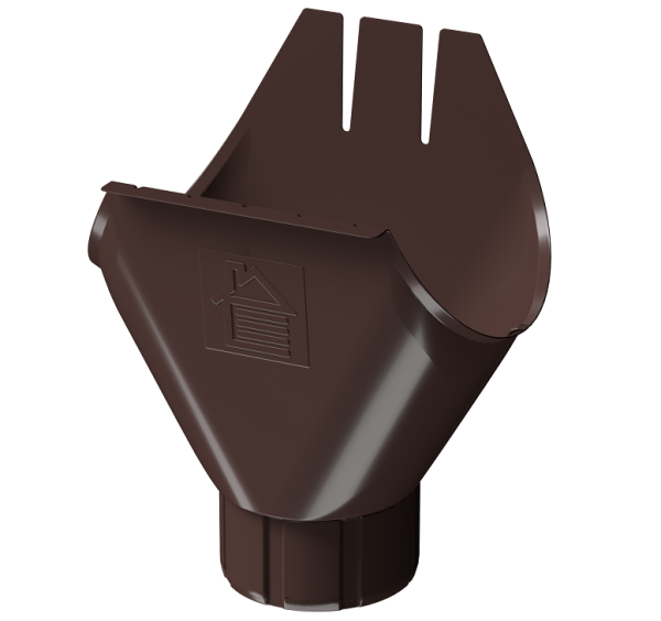 Воронка желоба D125 Döcke STAL PREMIUM Шоколад, (RAL 8019) купить в Астрахани
