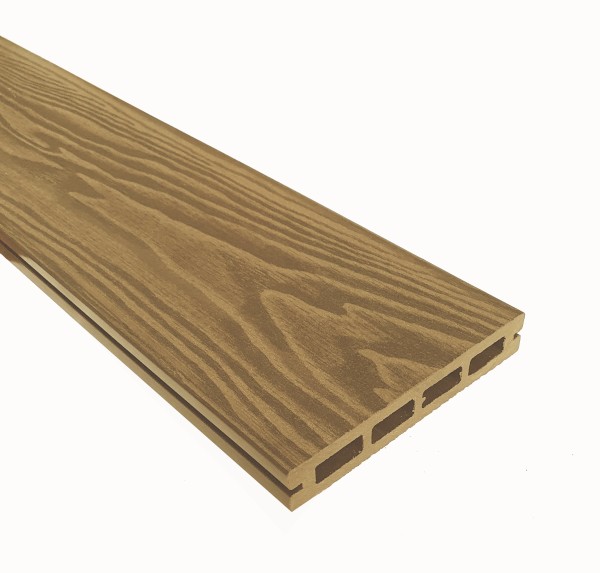 Террасная доска из ДПК Terrapol Смарт 3D Пустотелая с пазом Дуб Севилья купить в Астрахани