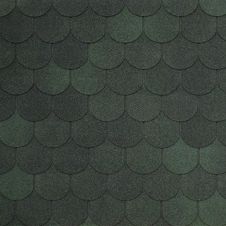Гибкая черепица Tegola ASSISI verde 473 купить в Астрахани