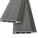 Заборная панель шип-паз EasyDecking Wood-Х 146х20 Серый купить в Астрахани