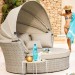 Диван-Трансформер AFINA плетеный из иск. ротанга AFM-325 Beige купить в Астрахани