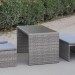 Диван-Трансформер AFINA плетеный из иск. ротанга S330G-W78 Grey купить в Астрахани