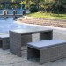 Диван-Трансформер AFINA плетеный из иск. ротанга S330G-W78 Grey купить в Астрахани