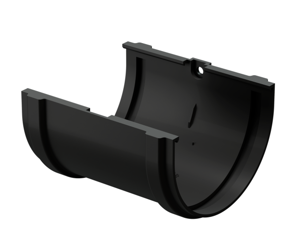 Соединитель желоба Docke Premium ПВХ - Карбон купить в Астрахани