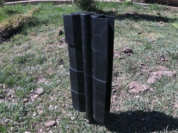 Угловой элемент поворотный, пластиковый от 60° до 300° для доски 300х30 мм из ДПК чёрный Holzhof купить в Астрахани