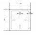 Столб SEQUOIA Evolution 3D WOOD BROWN купить в Астрахани