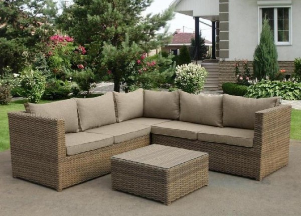 Комплект мебели AFINA плетеной из иск. ротанга YR825B Beige купить в Астрахани