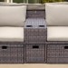 Комплект мебели AFINA плетеной из иск. ротанга AFM-330B Brown купить в Астрахани