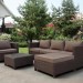 Комплект мебели AFINA плетеной из иск. ротанга YR821A Brown/Beige купить в Астрахани