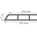 Доска Ромбус 3D ДПК Outdoor STORM GREY серая микс купить в Астрахани