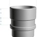 Муфта Docke Lux ПВХ Пломбир купить в Астрахани