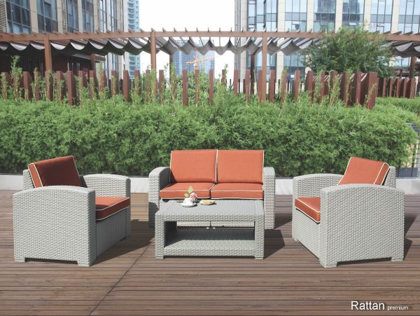 Уличные диваны и кресла коллекции Rattan Premium 4 купить в Астрахани