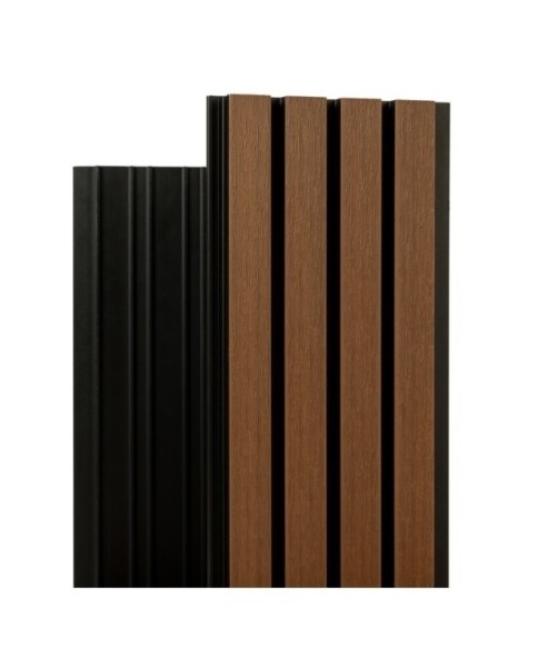 Фасадная реечная панель Ecodecking Скай коэкструзия 200х20х3000 Тик купить в Астрахани