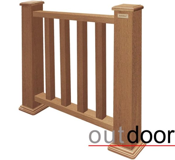 Ограждение из ДПК Outdoor Классик 3D STORM дуб купить в Астрахани