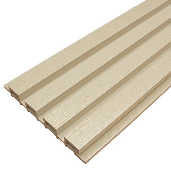 Фасадная доска из ДПК Faynag Wood Рейка Слоновая кость купить в Астрахани