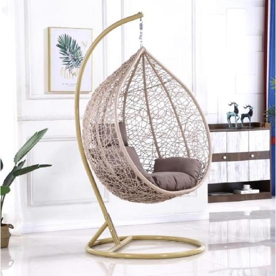 Кресло Подвесное из искусственного ротанга AFM-169A-XLB Beige купить в Астрахани