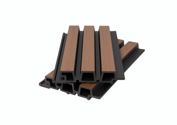 Фасадная панель брусковая двухцветная co-extrusion, sand mix купить в Астрахани