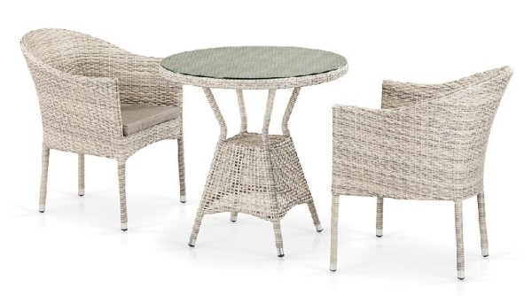 Комплект плетеной мебели AFINA из иск. ротанга T705ANT/Y350-W85 Latte 2Pcs купить в Астрахани