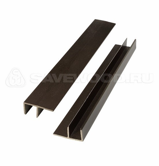 F-профиль ДПК Savewood – Тёмно-коричневый купить в Астрахани
