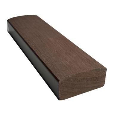 Лавочный брус Ecodecking Некст полнотелый брашированный 70х35 шоколад купить в Астрахани