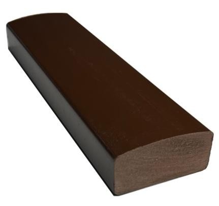 Лавочный брус Ecodecking Некст полнотелый глянцевый 70х35 шоколад купить в Астрахани