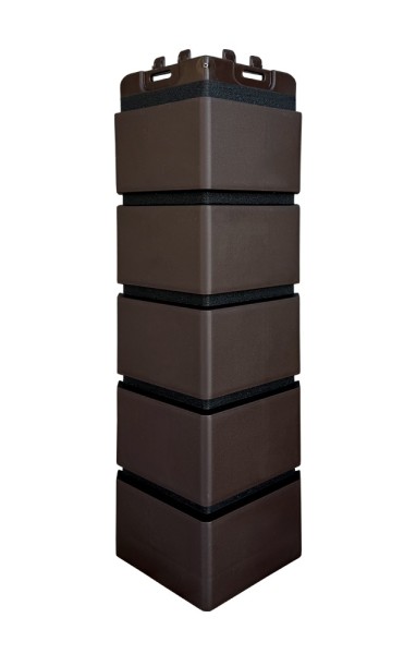 Угол Grand Line клинкерный кирпич ПРЕМИУМ Шоколадный (шов RAL 9005) купить в Астрахани