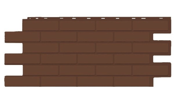 Фасадная панель T-Siding Кирпич Модерн Эко Браун купить в Астрахани