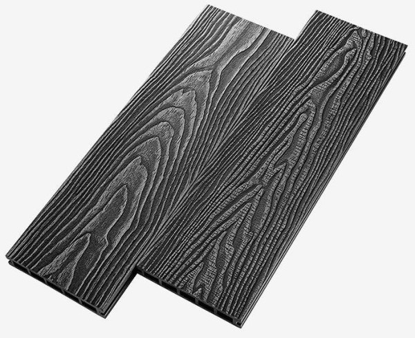 Террасная доска из ДПК RusDecking Unodeck Vintage - Графит купить в Астрахани