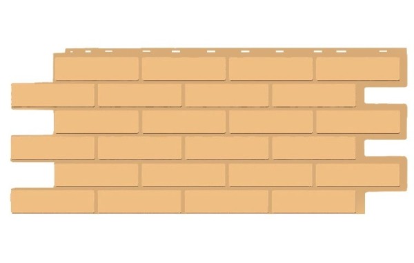 Фасадная панель T-Siding Кирпич Модерн Эко Крем купить в Астрахани
