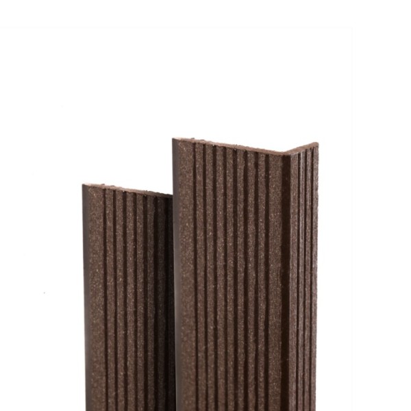 Угол торцевой Ecodecking Техно 70х35x3000 Шоколад купить в Астрахани