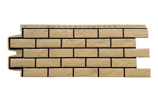 ФП Grand Line состаренный кирпич премиум Песочный (шов RAL 9005) купить в Астрахани