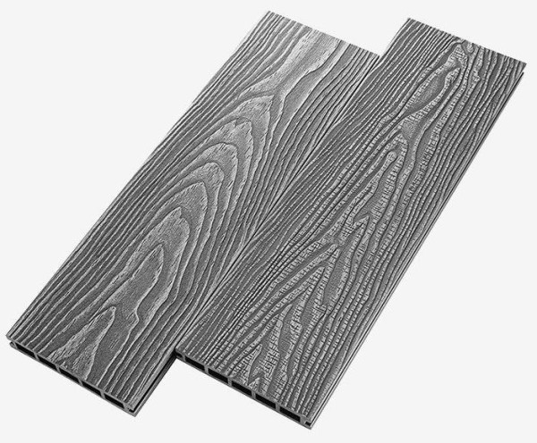 Террасная доска из ДПК RusDecking Unodeck Vintage - Серый купить в Астрахани