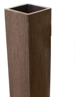 Столб опорный Woodvex Co-Extrusion Темно - Коричневый купить в Астрахани